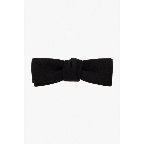 NWT GUCCI SILK BOW TIE BLACK 722316 Bow Tie Mens - Picture 3 of 11